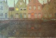 Henri Le Sidaner The Quay oil on canvas